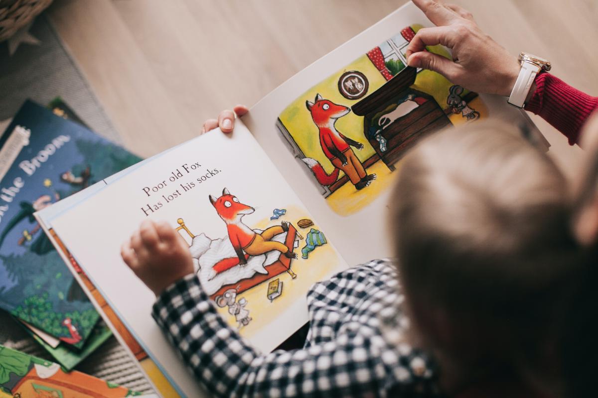 čítanie kníh s bábätkom